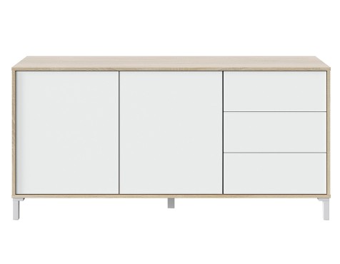 Aparador Urban Plus Roble Canadian Blanco Artik