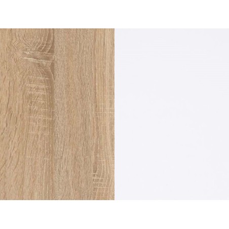 Aparador Kikua Plus Roble Canadian Y Blanco Artik