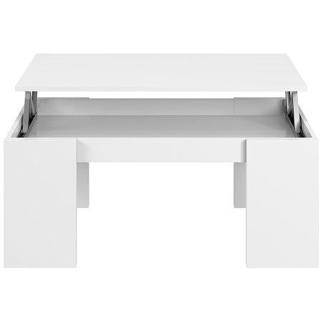 Mesa De Centro Elevable Kendra Blanca