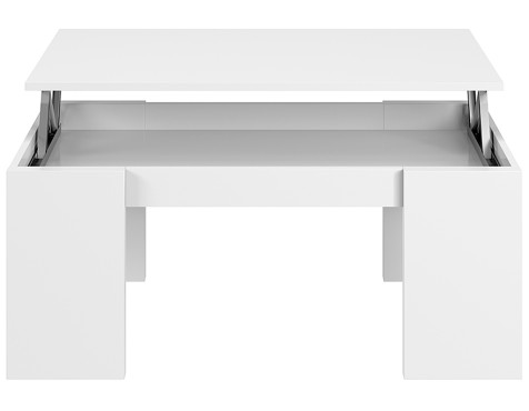 Mesa De Centro Elevable Kendra Blanca