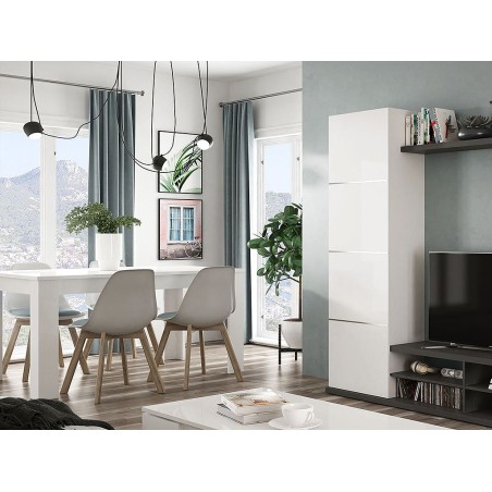 Mesa De Centro Elevable Kendra Blanca