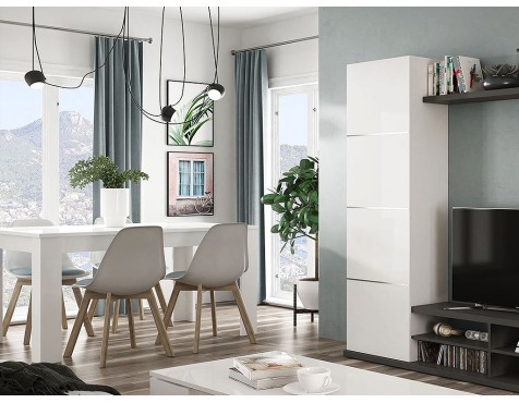 Mesa De Centro Elevable Kendra Blanca
