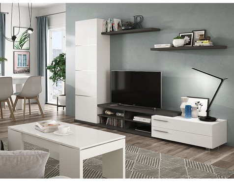 Mesa De Centro Elevable Kendra Blanca