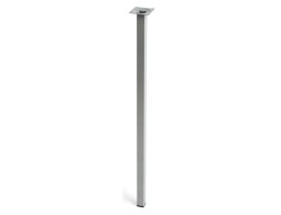 Pota Taula Acer Quadrada Crom 25X25X700Mm