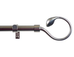 Kit Barra Extensible Cortina Hiedra Plata