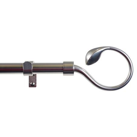 Kit Barra Extensible Cortina Hiedra Plata