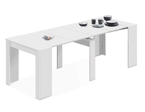 Mesa Comedor Extensible Consola Blanca