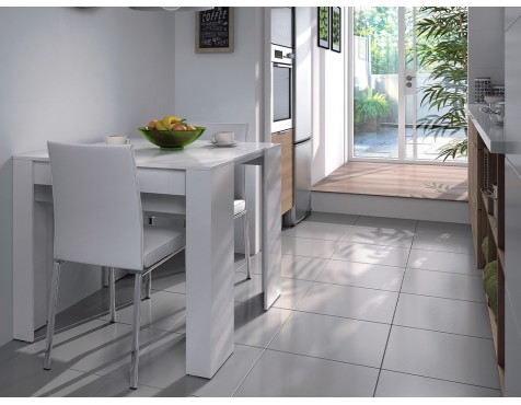 Mesa Comedor Extensible Consola Blanca