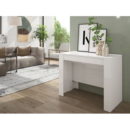 Mesa Comedor Extensible Consola Blanca