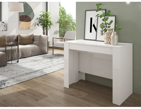 Mesa Comedor Extensible Consola Blanca