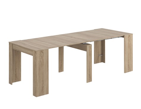 Mesa Comedor Extensible Consola Roble Canadian