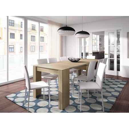 Mesa Comedor Extensible Consola Roble Canadian