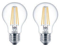 Bombilla Led Estándar Filamento Luz Cálida 2un