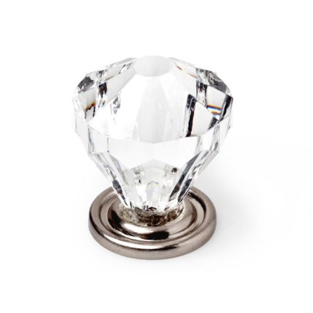 Pomo Cristal Facetado