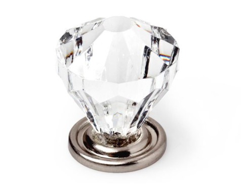 Pomo Cristal Facetado