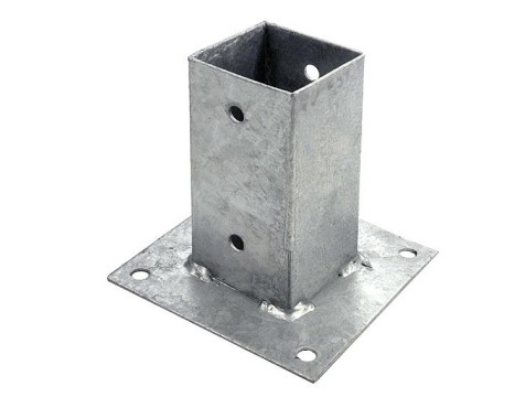 Pletina Fijación Postes De Madera