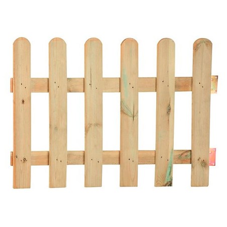 Porta De Fusta Jardí Autoclau Verd