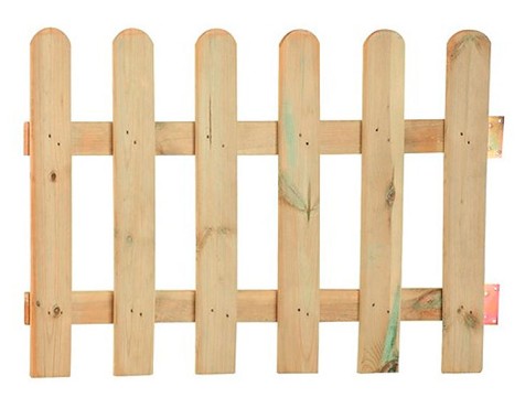Porta De Fusta Jardí Autoclau Verd
