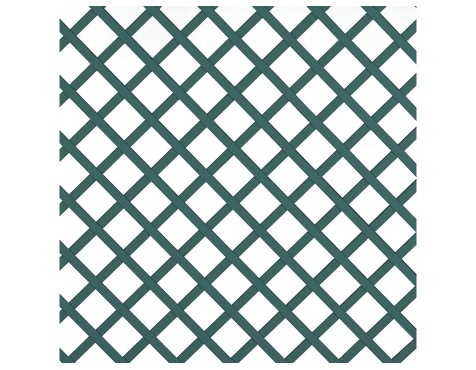 Celosía Pvc Fija Verde