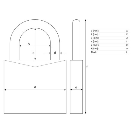 Candado Combinación Abus Tsa Vaijes Usa