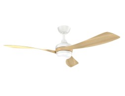 Ventilador De Techo Con Luz Passat Blanco/Madera