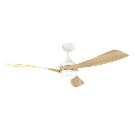 Ventilador De Techo Con Luz Passat Blanco/Madera