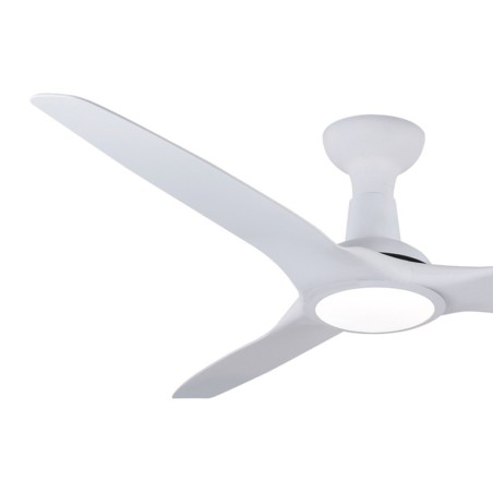 Ventilador De Techo Con Luz Ponente Blanco