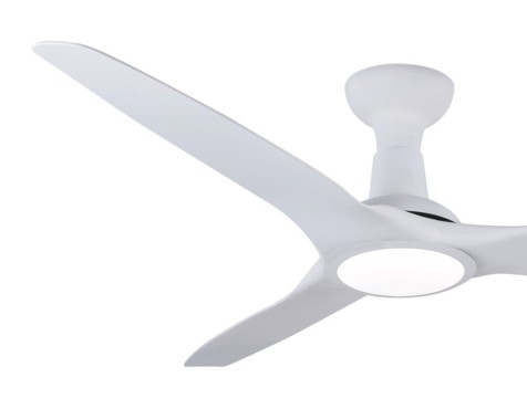 Ventilador De Techo Con Luz Ponente Blanco