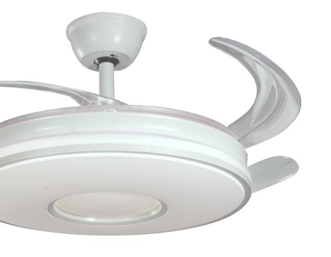 Ventilador De Techo Con Luz Sotovento Blanco