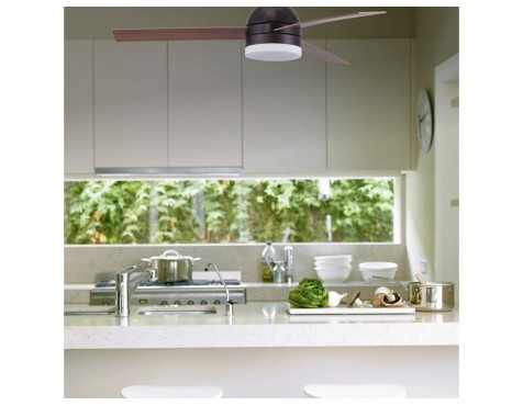 Ventilador De Techo Con Luz Tramuntana Negro