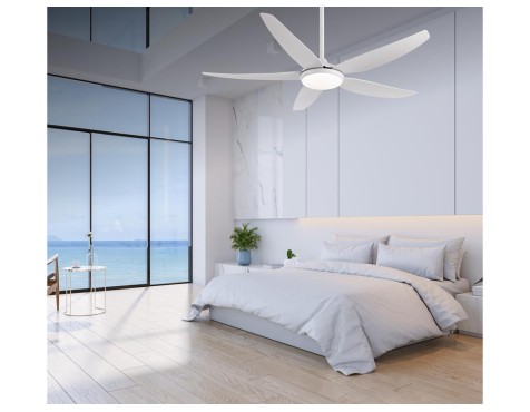 Ventilador De Sostre Amb Llum Vendaval Blanc