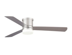 Ventilador De Techo Con Luz Zonda Plata