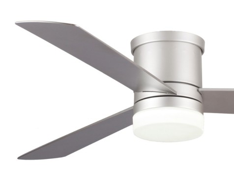 Ventilador De Techo Con Luz Zonda Plata