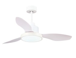Ventilador De Sostre Amb Llum Hurricane Blanc