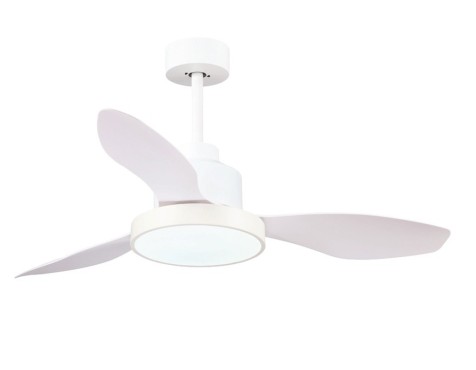 Ventilador De Techo Con Luz Hurricane Blanco