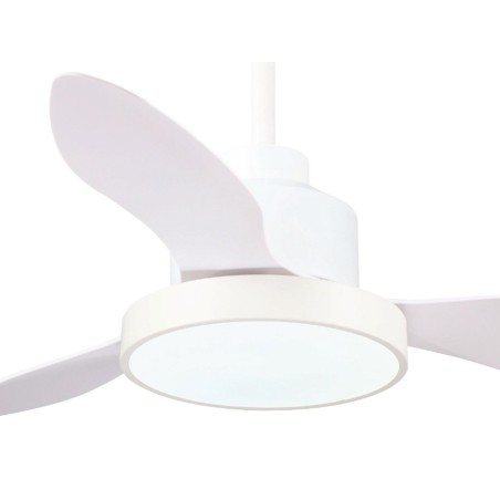 Ventilador De Sostre Amb Llum Hurricane Blanc