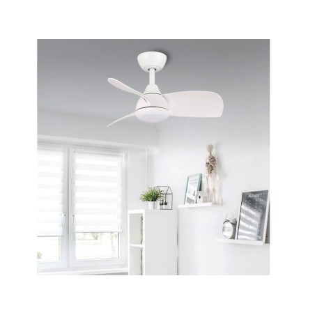 Ventilador De Sostre Amb Llum Medina Blanc