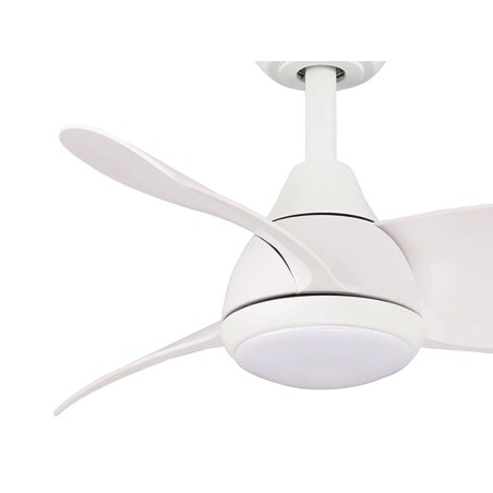 Ventilador De Sostre Amb Llum Medina Blanc