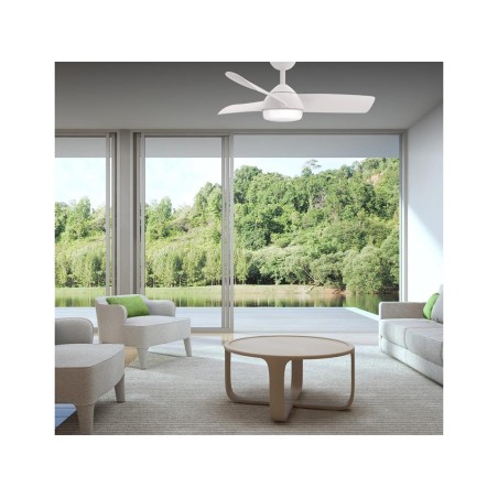 Ventilador De Techo Con Luz Sumatra Blanco