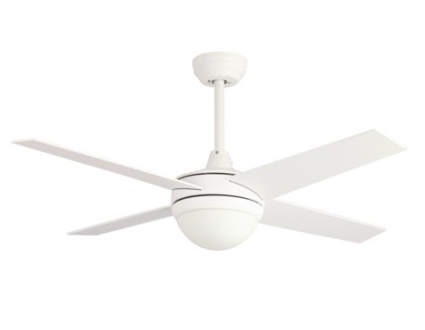 Ventilador De Techo Con Luz Autan Blanco