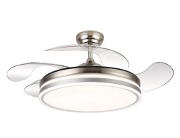 Ventilador De Sostre Amb Llum Calima 2s Níquel