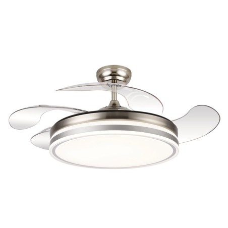 Ventilador De Sostre Amb Llum Calima 2s Níquel