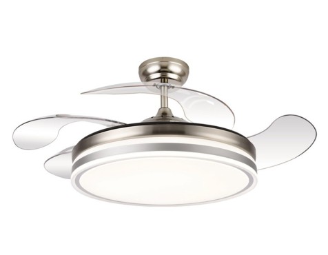 Ventilador De Sostre Amb Llum Calima 2s Níquel