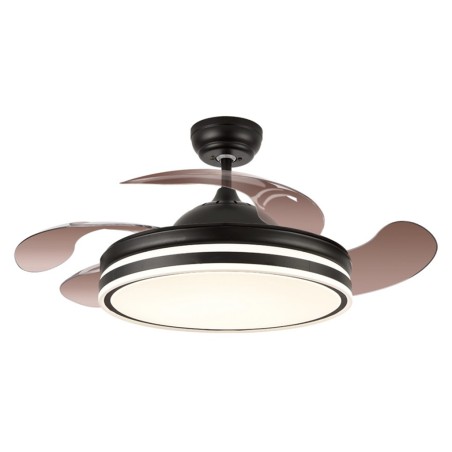 Ventilador De Techo Con Luz Calima 3s Negro