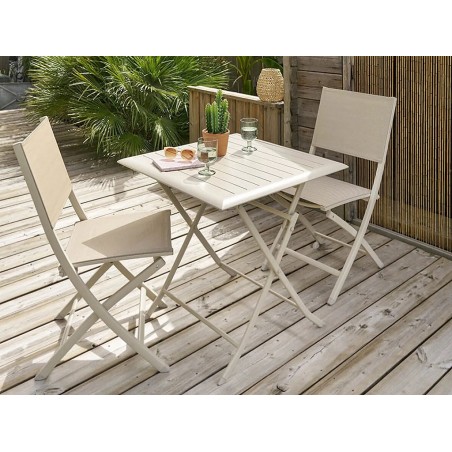 Silla Plegable Jardín Modula Arcilla
