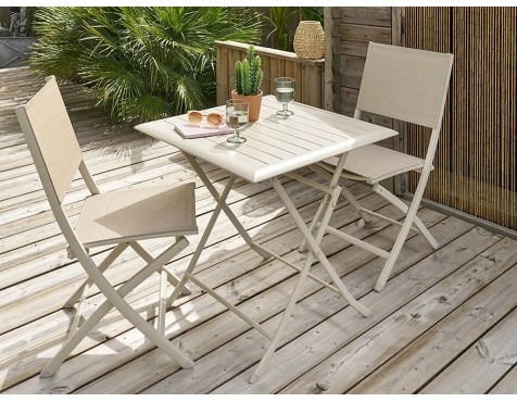 Silla Plegable Jardín Modula Arcilla