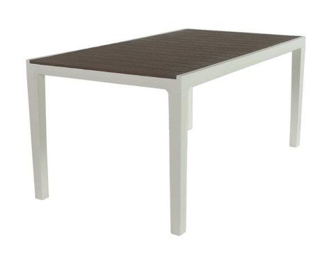 Mesa Jardín Harmony Blanco Y Capuchino