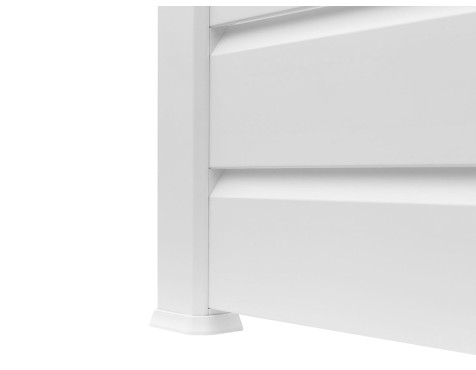 Base Poste Pvc Cléa Blanco