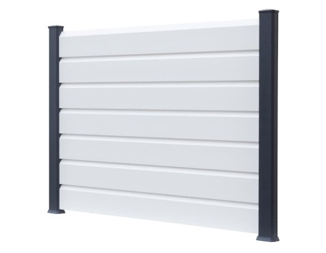 Base Poste Pvc Cléa Blanco