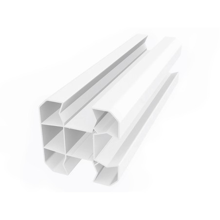 Poste Ángulo 90º Pvc Cléa Blanco